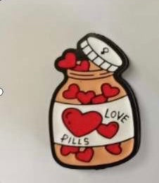 Valentines Love Pills Jar