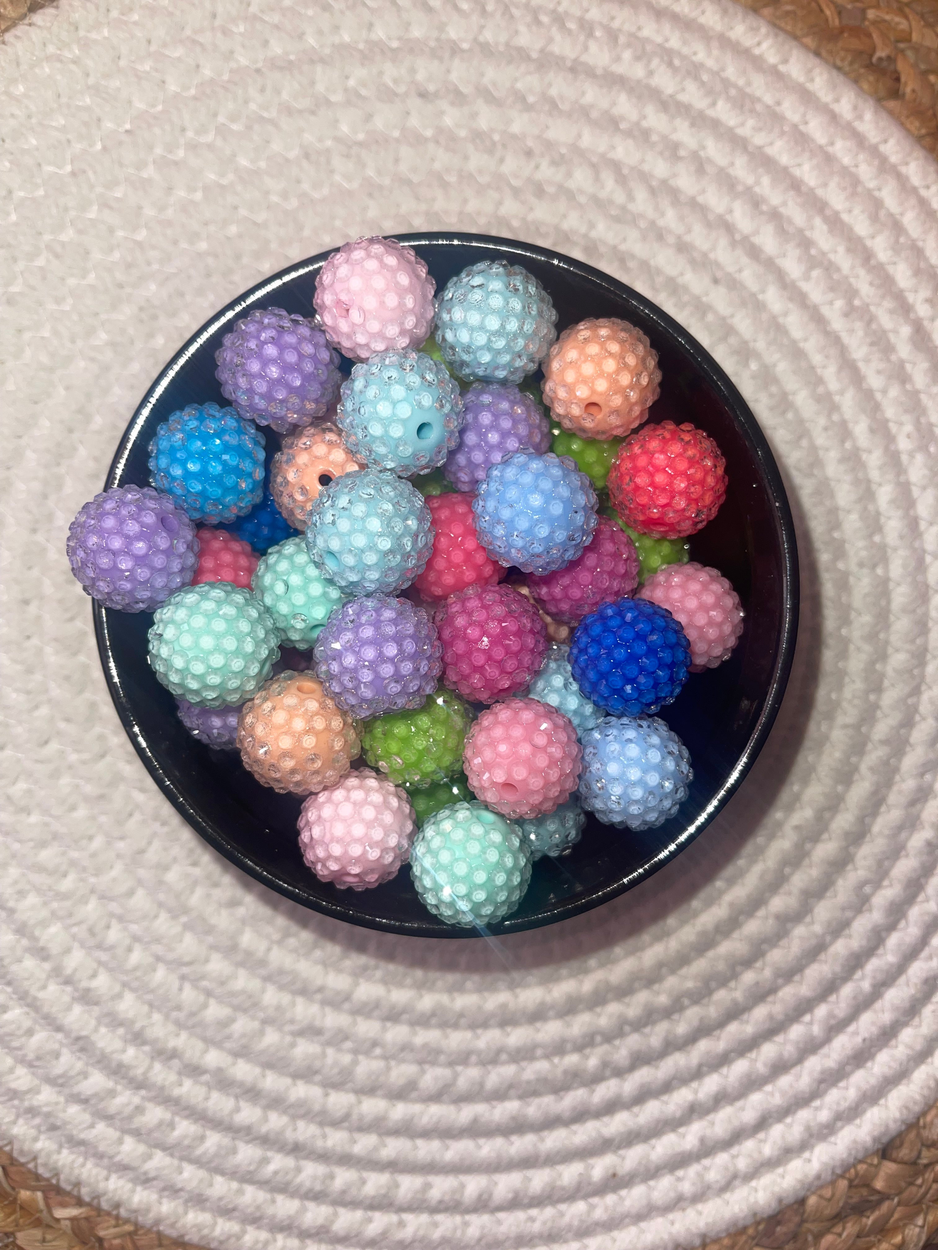 Jelly Rhinestone 20mm (Pack of 50 beads)