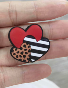 Valentine Heart Red & Stripes