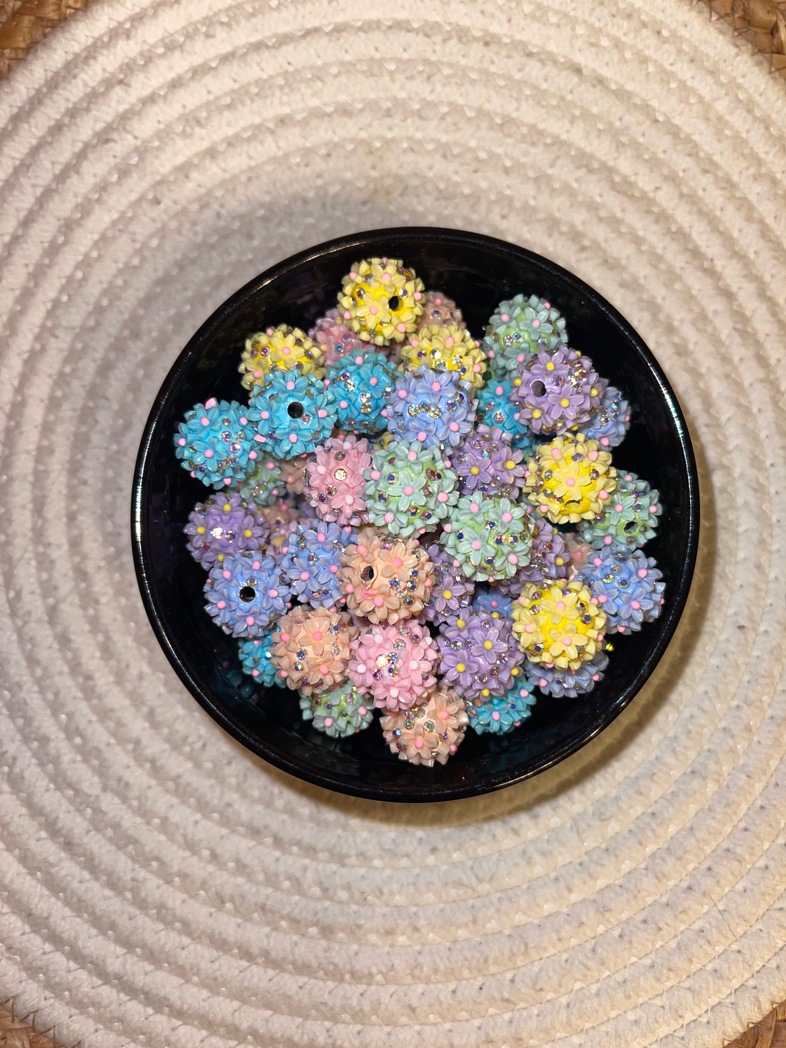 Flower Beads 16mm (Qty 10)
