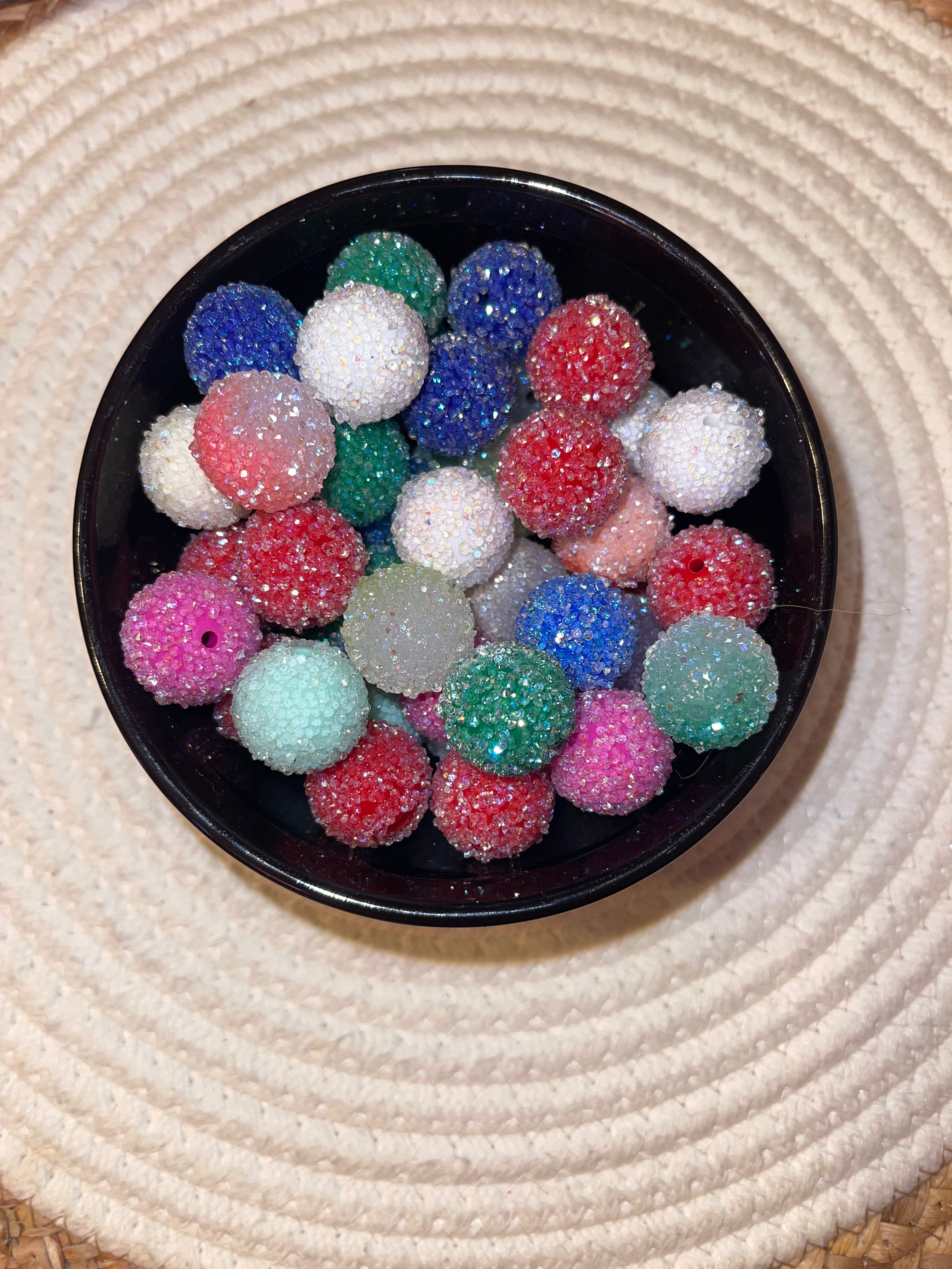 Sugar Beads (25 Random Colors) 20mm