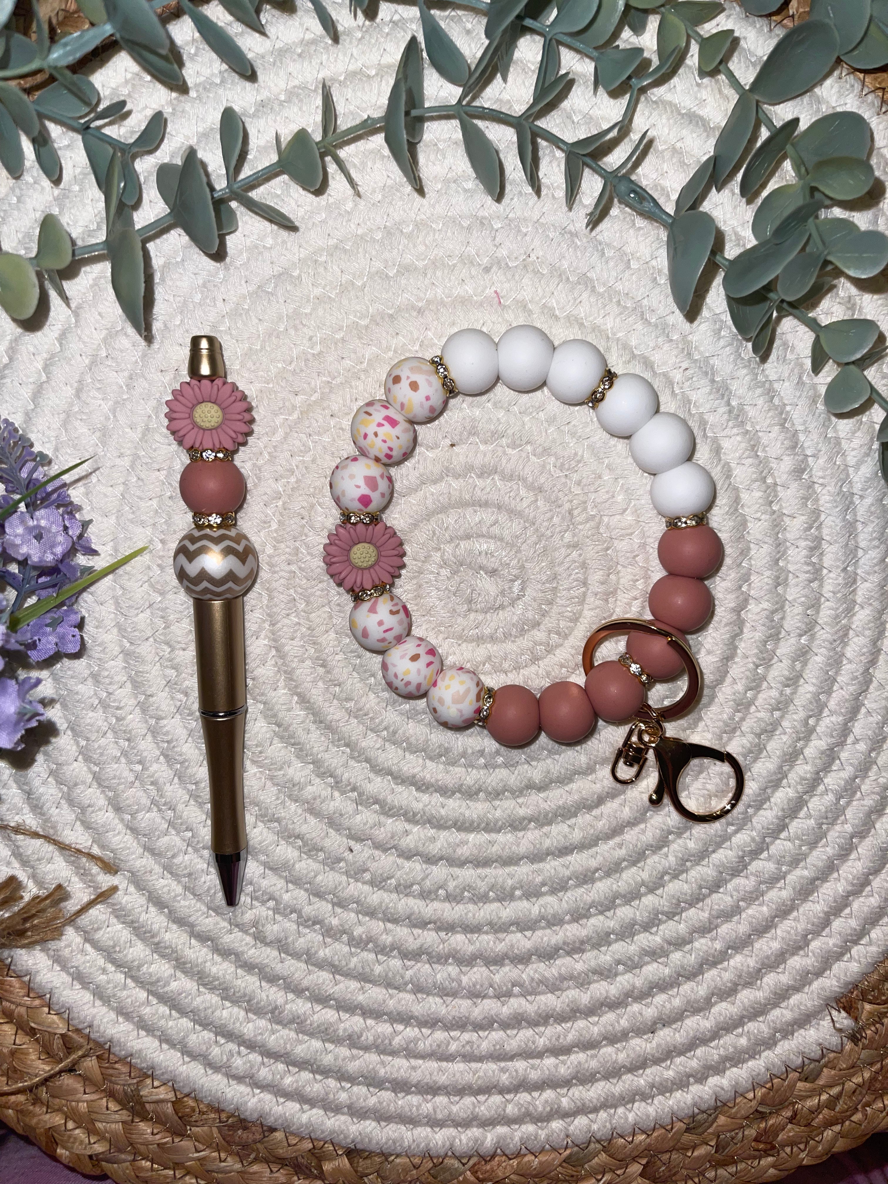 Sunset Terrazzo Wristlet & Pen Bundle