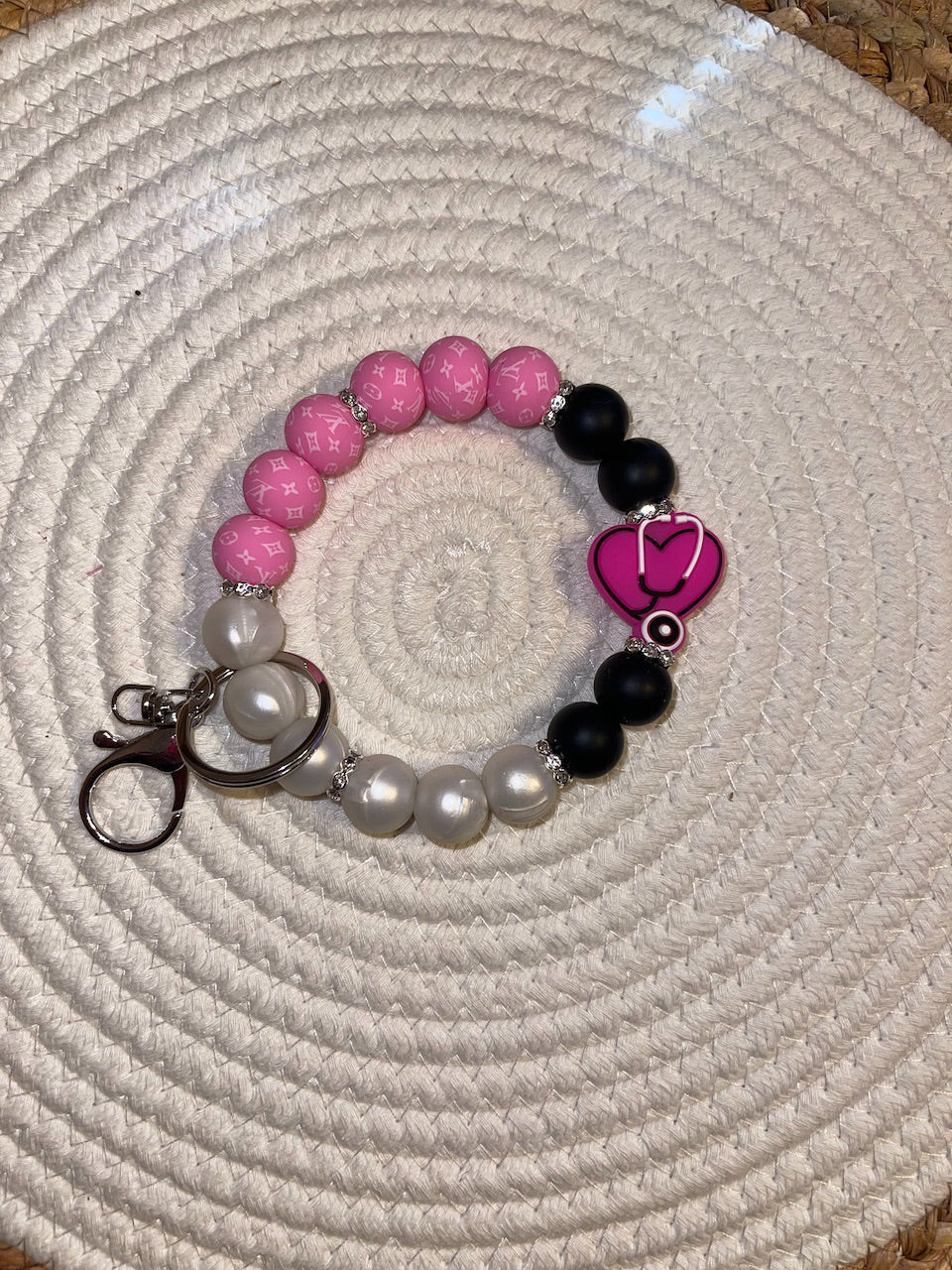 Stethescope Wristlet w/LV Beads